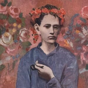 BOY WITH A PIPE, 1905 Original Vintage Fine Art Print Pablo Picasso Deco Nouveau